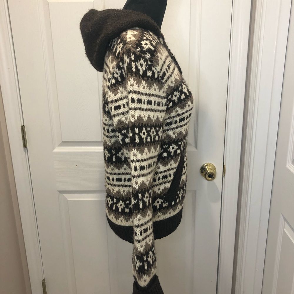 Runox Scandia Strik Pure Wool hooded long sleeve sweater - Picture 8 of 14